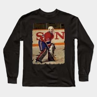 Andre Racicot - Montreal Canadiens, 1989 Long Sleeve T-Shirt